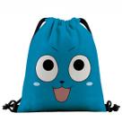 Mochila com cordão Anime Fairys Tails com impressão 3D para crianças