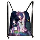 Mochila com cordão Anime My Heros Academias com impressão 3D
