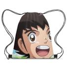 Mochila com cordão Captains Tsubasas Anime Oxford 30x42cm