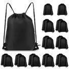 Mochila com Cordão COIDEA (20 Unidades) - Bolsas para Esportes - Preta