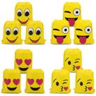 Mochila com cordão Konsait Emoticon Bags para crianças (pacote com 12)