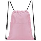 Mochila com cordão Vorspack resistente à água 18x15in rosa Mochila com cordão Vorspack resistente à água 18x15in rosa