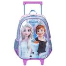 Mochila com Rodas Escolar 16 Disney Frozen 13180 Holográfico