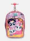 Mochila com Rodinha Grande Multibichos Best Friend LAVANDA