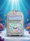 Mochila com Rodinha Grande Paetê Gata Sereia Puket Mochila com Rodinha Grande Paetê Gata Sereia Puket