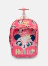 Mochila com Rodinha Grande Panda Romântico ROSA - PUKET