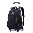 Mochila com rodinhas Bansusu Camo Boys School 29L com 6 rodas