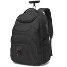 Mochila com rodinhas Boavan resistente à água 45L 17 polegadas preta