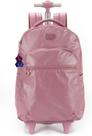 Mochila com Rodinhas Crinkle Rose Up4You - Luxcel