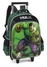 Mochila com Rodinhas e Alças Hulk Avengers Preto - Luxcel