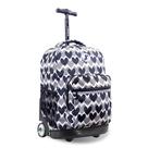Mochila com rodinhas J World Sunrise Heart Dot para crianças e adultos