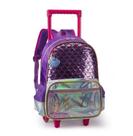 Mochila com Rodinhas Magic Life Roxa - Nova Rio