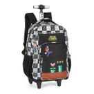 Mochila Com Rodinhas Super Mario - Preto Mc47562mo-pt