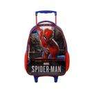 Mochila Com Rodinhas Vermelha Spider Man - Xerius 11670