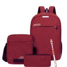 Mochila Conjunto Lancheira Estojo com Design Refletor