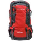 Mochila Convoy Sport Camping 60L Em Poliéster - Vermelho