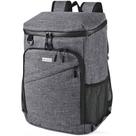 Mochila Cooler BAGLHER 30 latas 25L cinza à prova de vazamentos