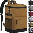 Mochila Cooler Tenot 21L isolada impermeável marrom Mochila Cooler Tenot 21L isolada impermeável marrom