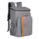 Mochila Cooler Térmica Viagem Praia Camping 18l Cinza