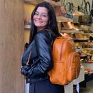 Mochila Cor Mostarda