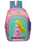 Mochila Costa Super Mario Princesa Peach Grande 45cm Premium Original Chenson