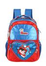 Mochila Costa Turma da Mônica Escolar Resistente Juvenil Cor:Azul