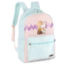 MOCHILA COSTAS 18 SNOOPY E CHARLIE BROWN ABRAÇO LUXCEL Azul