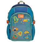 Mochila Costas Color Block Azul Menino Puket Mochila Costas Color Block Azul Menino Puket