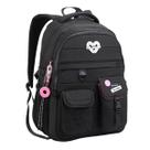 Mochila Costas Color Up 18'' Meninas Juvenil Escolar Passeio Cor:Preto