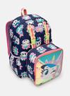 Mochila Costas Com Lancheira Unicórnio Tênis Puket