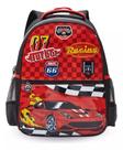 Mochila Costas Corrida Meninos Escolar Grande Carros - Denlex
