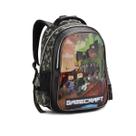 Mochila Costas Creche Gamecraft Meninos Pré Escola