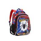 Mochila Costas Creche Spider Teia De Aranha Pré Escola