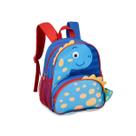 Mochila Costas Dinossauro Pré Escola Meninos Infantil