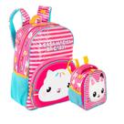Mochila costas e lancheira gabby x friendship