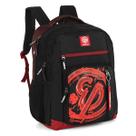 Mochila Costas Escola Resistente Enaldinho Youtuber Vermelho