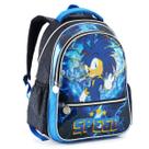Mochila Costas Grande Escolar Infantil Sonic Shadown Game
