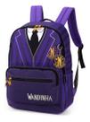 Mochila Costas Juvenil Feminina Wandinha Addams Luxcel