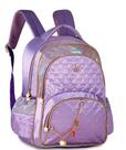 Mochila costas juvenil sweet clio sq23060j lilás