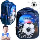 Mochila Costas Menino Futebol Carros Alto Relevo Escolar Alça Reforçada