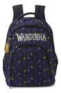 Mochila Costas Wandinha C/ Chaveiro E Porta Notebook