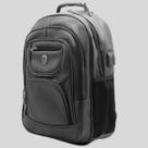 Mochila Couro Faculdade Escola Passeio Notebook Usb Viagem