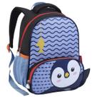Mochila Creche Escola Passeio Infantil Fofa 0 A 4 Anos Tam P Pinguim