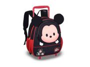 Mochila Creche Mickey Tsum Tsum Pequena Rodinha