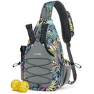 Mochila Crossbody Sling Bag G4Free Blue Leaf