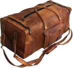 Mochila Cuero Leather, bagagem de 34 polegadas para homens e mulheres Mochila Cuero Leather, bagagem de 34 polegadas para homens e mulheres