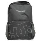 Mochila DC Shoes Cinza com Logo Frontal e Bolsos Laterais