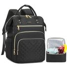 Mochila de almoço AIJIEKE para mulheres com laptop de 15,6" e bolsa térmica