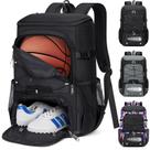 Mochila de basquete RAINSMORE 45L com suporte de bola e kit de sapato.
