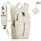 Mochila de caminhada TUIKEN Small 10L, leve, dobrável, bege Mochila de caminhada TUIKEN Small 10L, leve, dobrável, bege